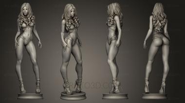 Figurines of girls (STKGL_0060) 3D model for CNC machine